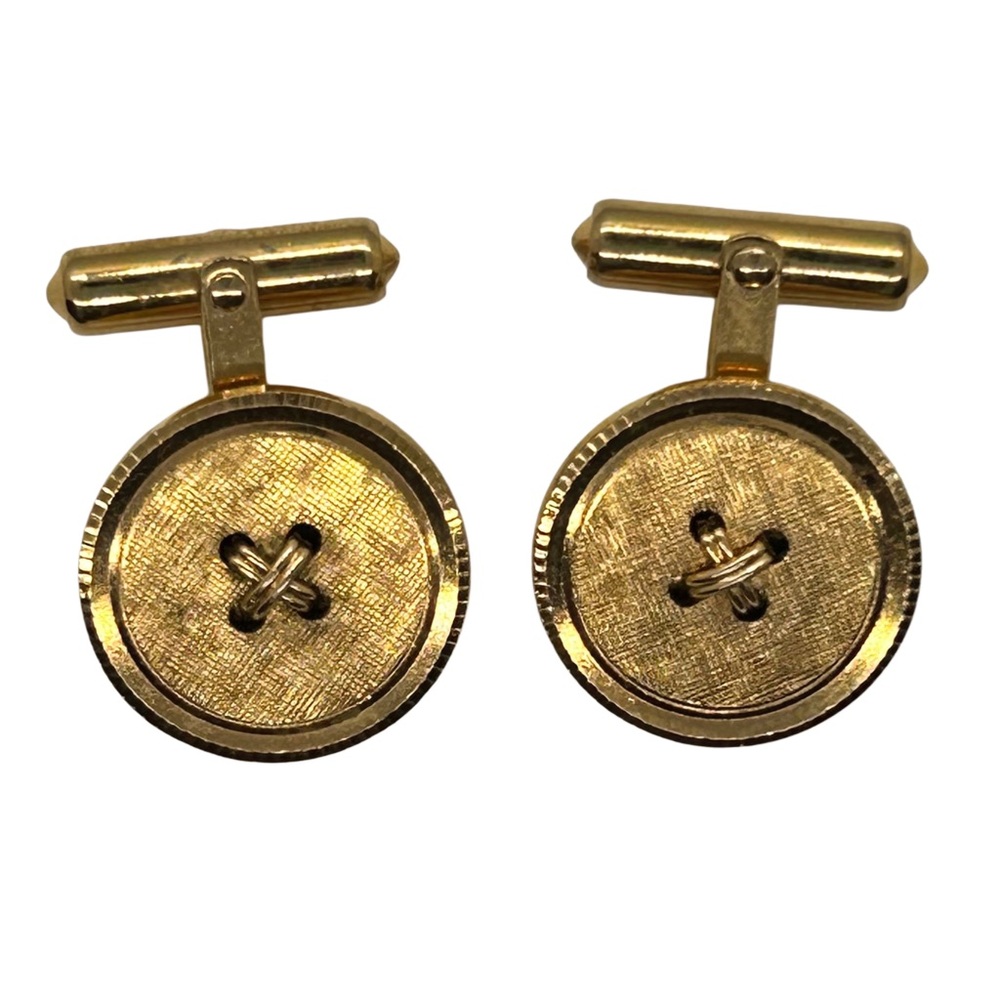 Christian Dior Vintage Button Cufflinks
